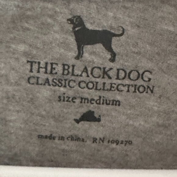 The Black Dog Gray Long sleeve Shirt Size Medium - Picture 2 of 4